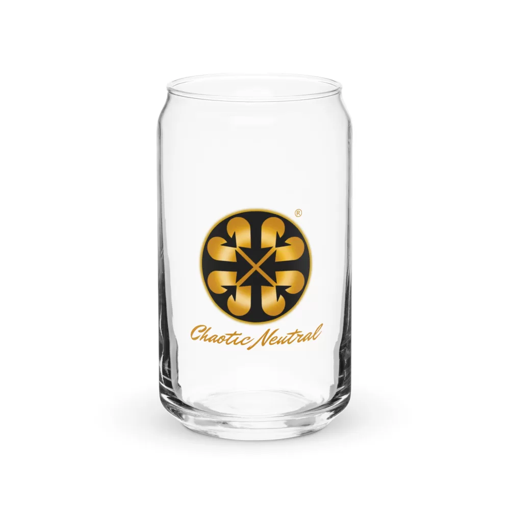 Can-shaped glass