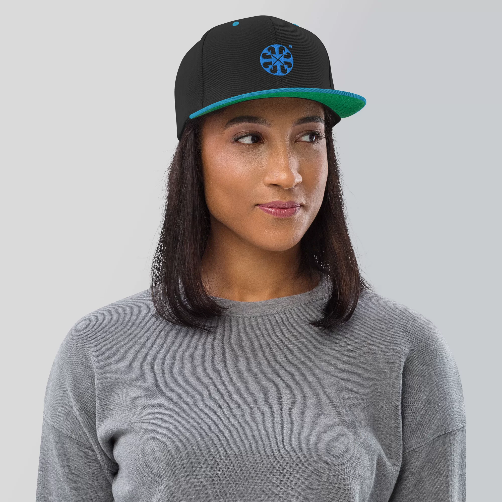 Black/ Teal