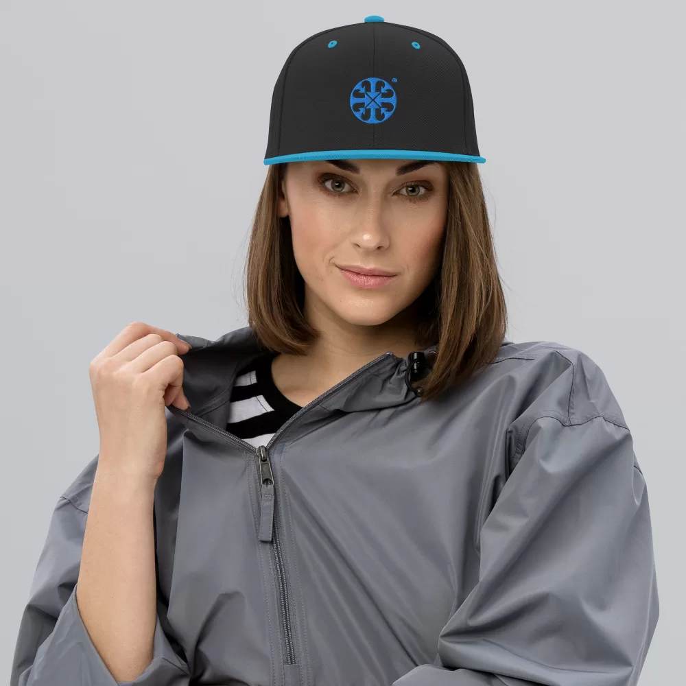 Snapback Hat - Blue Chaos